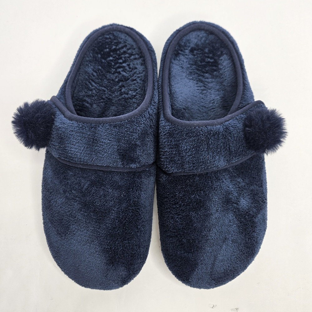 Vionic Emily Slippers Blue Size 7 Podiatrist Designed Heel To Toe 10.5" - Picture 10 of 12